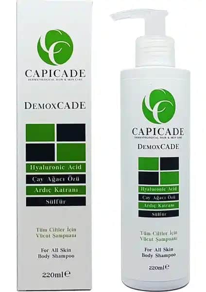 Capicade Demoxcade Vücut Şampuanı: Cilt Sağlığını Koruyan Dermatolojik Temizlik Çözümü