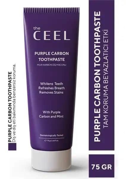 Ceel Diş Aktif Mor Karbon Diş Macunu: Doğal Beyazlatıcı ve Sağlık Destekli Ürün