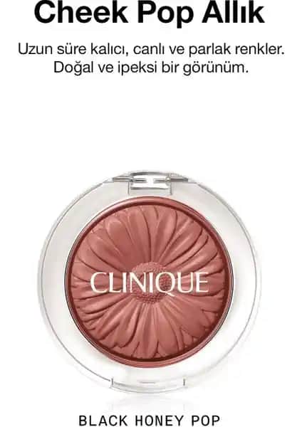 Clinique Cheek Pop Allık Black Honey: Doğal ve Kalıcı Yanak Renkleri İçin Uygun Seçenek