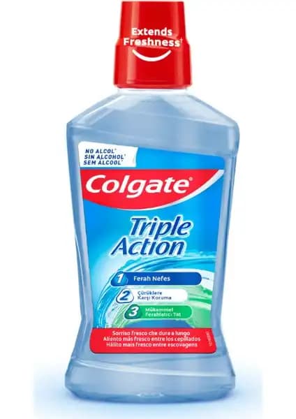 Colgate Ağız Bakım Suyu Üçlü Etki: Ferahlatıcı ve Koruyucu Özellikleriyle Günlük Kullanım