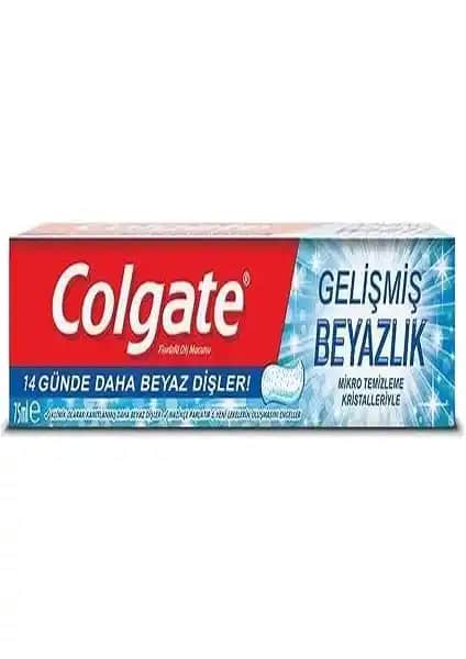 Colgate Gelişmiş Beyazlık Diş Macunu: Klinik Kanıtlı Formülü ile Parlak ve Sağlıklı Gülümseme