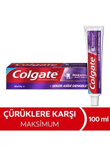 Colgate Maksimum Anti Çürük Diş Macunu: Güçlendirici ve Koruyucu Ağız Bakım Ürünü
