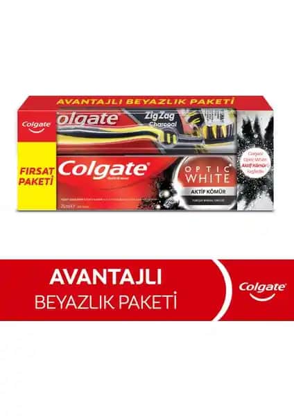 Colgate Optic White Aktif Kömür Diş Macunu ve ZigZag Orta Diş Fırçası: Etkili Ağız Bakım Ürünleri Rehberi