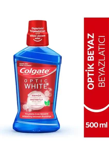 Colgate Optic White Beyazlatıcı Alkolsüz Ağız Bakım Suyu Özellikleri ve Faydaları