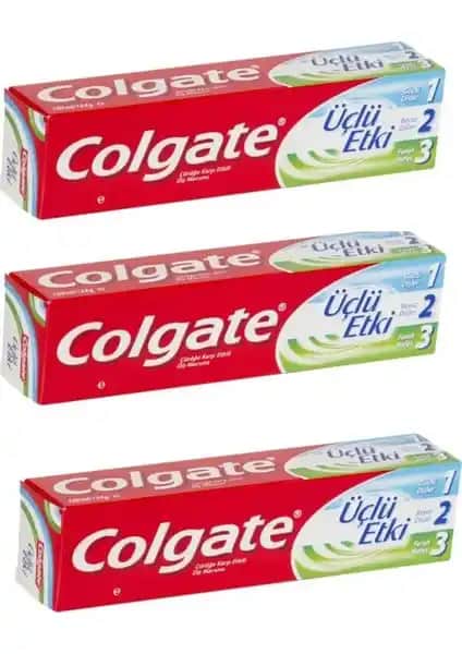 Colgate Üçlü Etki Diş Macunu: Beyazlatıcı ve Ferahlatıcı Özelliklerle Güçlendirilmiş Ağız Bakımı
