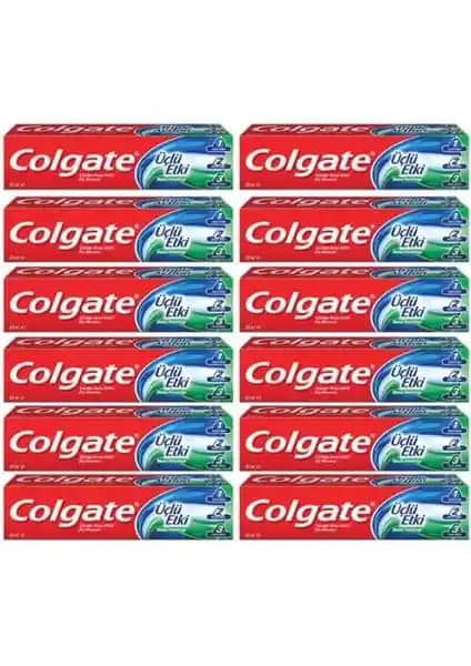 Colgate Üçlü Etki Diş Macunu Güçlendirme, Plağı Önleme ve Hassasiyet Azaltma Özellikleri