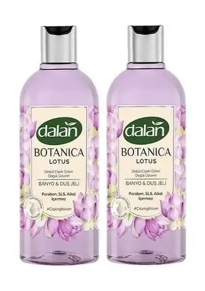 Dalan Doğal Çiçek Özleri ve Lotus ile Ferahlık Sunan Duş Jeli 500ml İki Adet Paket