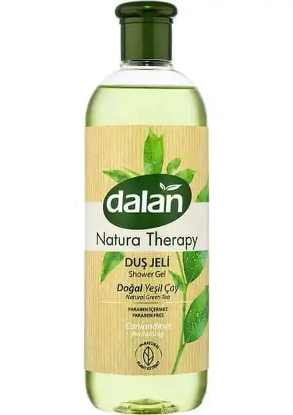 Dalan Natura Therapy Yeşil Çay Özlü Doğal Duş Jeli Cilt Temizliği ve Ferahlık Sağlar