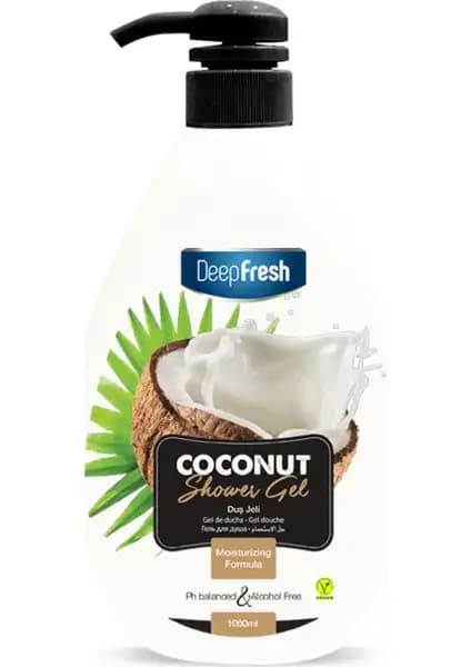 Deep Fresh Duş Jeli Coconut 1 Litre ile Ferahlatıcı ve Aromatik Temizlik Deneyimi