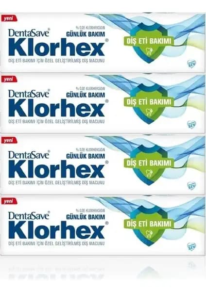 Dentasave Klorhex Diş Macunu Günlük Kullanım İçin Güçlendirici ve Sağlıklı Dişler Sağlayan Ürün