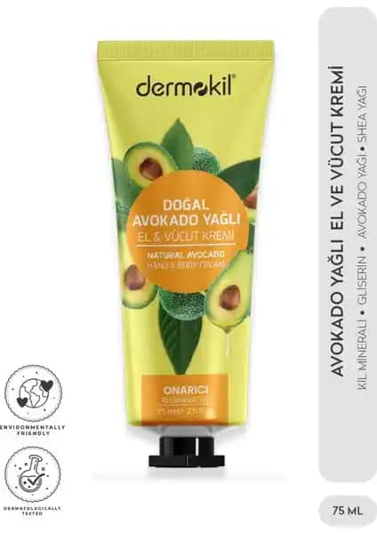 Dermokil Avokado Özlü El ve Vücut Kremi ile Derinlemesine Bakım ve Nemlendirme