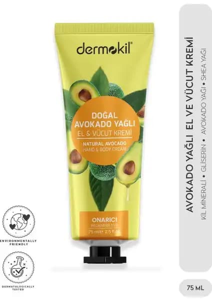Dermokil Avokado Özlü El ve Vücut Kremi ile Derinlemesine Bakım ve Nemlendirme