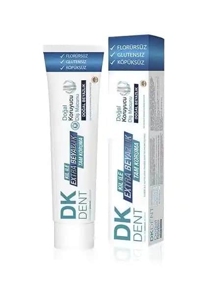 Dermokil DKDENT Klasik Florürsüz Doğal Diş Macunu - Sağlıklı ve Hassas Dişler İçin Güvenilir Temizlik
