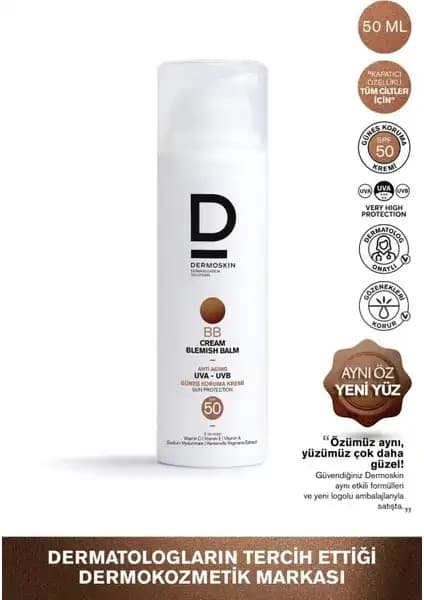 Dermoskin BB Krem SPF 50 ile Cilt Koruma ve Güzellik için Etkili Çözüm