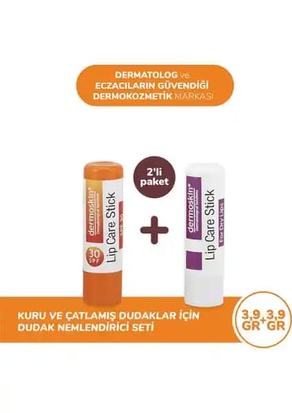 Dermoskin Lipcare Gofre Dudak Nemlendiricisi Güneş Koruyucu ve Nemlendirici Özellikleriyle