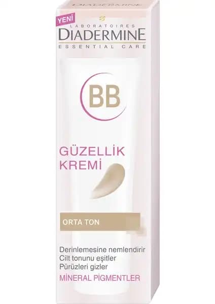 Diadermine Essentıals BB Krem Orta Ton: Günlük Cilt Bakımı ve Doğal Görünüm Sağlayan Ürün