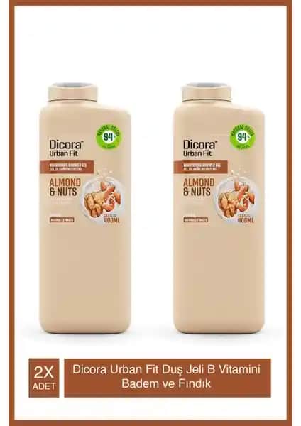 Dicora Urban Fit B Vitamini Badem ve Fındık Duş Jeli: Doğal İçeriklerle Ferah ve Enerjik Bir Temizlik Deneyimi