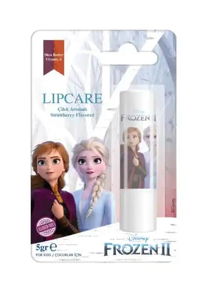 Disney Frozen 2 Çilek Aromalı Dudak Bakım Ürünü Doğal İçeriği ve Eğlenceli Tasarımıyla Güvenli Kullanım