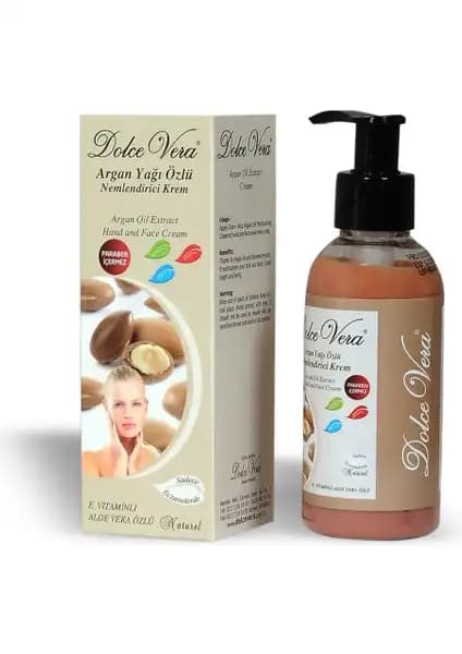 Dolce Vera Argan Yağı Özlü El Kremi 150ml ile Nemli ve Sağlıklı Ellere Sahip Olun