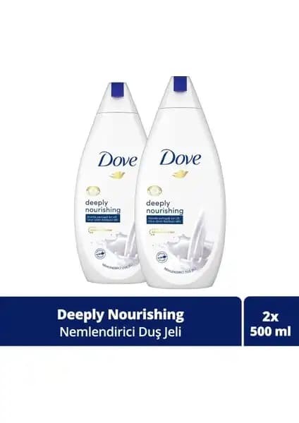 Dove Deeply Nourishing Nemlendirici Duş Jeli Cilt Bakımında Uzun Süreli Nem Sağlar