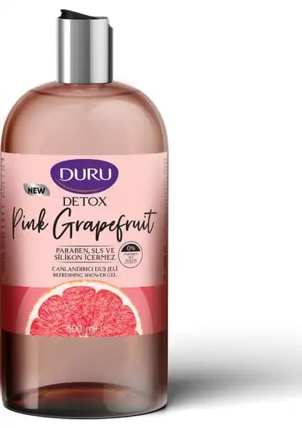 Duru Detox Pembe Greyfurt Duş Jeli: Kalıcı Koku ve Enerji Veren Ferahlatıcı Temizlik