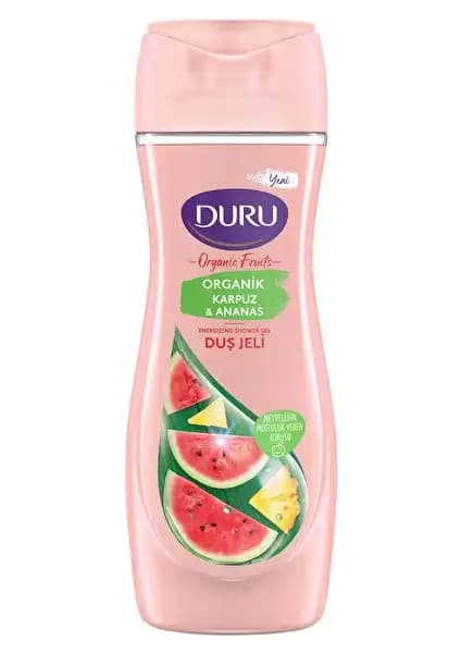 Duru Duş Jeli Karpuz Ananas Organik Tropikal Meyve Kokusu 450ml