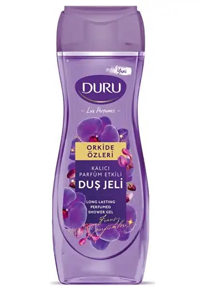 Duru Duş Jeli Lux Parfümleri Orkide Özleri ile Zarif ve Kalıcı Koku Sunar
