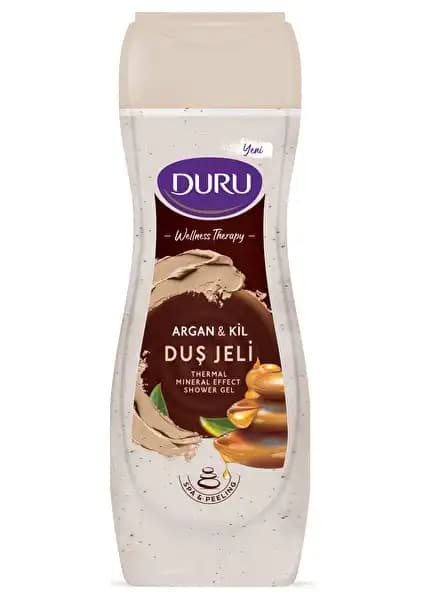 Duru Duş Jeli Wellness Therapy Argan ve Kil ile Doğal Spa Deneyimi ve Cilt Bakımı