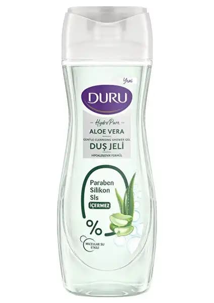Duru Hydro Pure Aloevera Duş Jeli Hassas Ciltler İçin Doğal Temizlik Çözümü