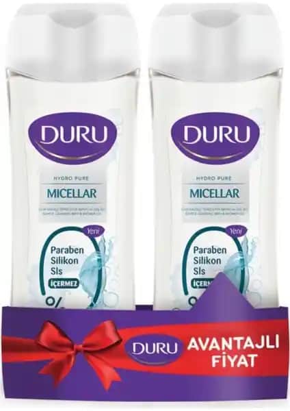 Duru Micellar Hydro Pure Duş Jeli Seti 450 ml x 2 Ekonomik ve Hassas Ciltler İçin