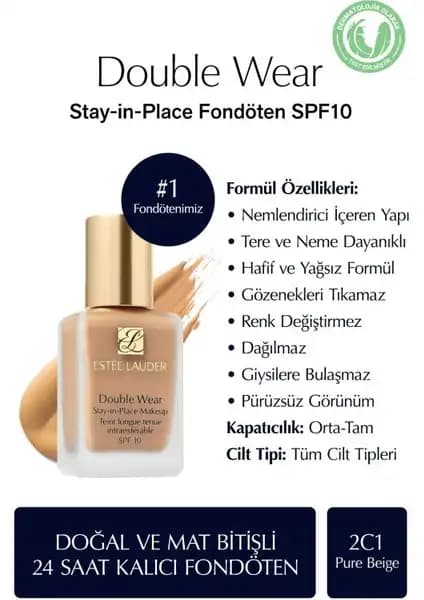 Estée Lauder Double Wear Fondöten: Uzun Süreli ve Doğal Makyaj İçin Yüksek Performanslı Seçenek