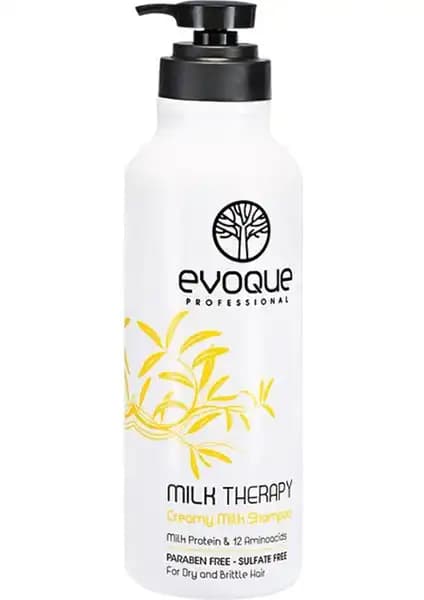 Evoque Milk Therapy Şampuanı: Doğal İçeriklerle Saçları Güçlendiren Onarıcı Formül