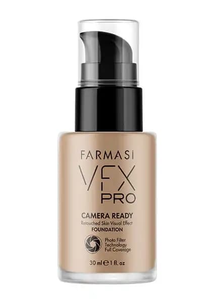 Farmasi VFX Pro Kamera Hazır Fondöten Vanilla 07-30ml - Yüksek Kapatıcılık ve Doğal Görünüm
