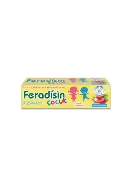 Feradisin Çocuk Diş Macunu 50 ml doğal içerikleri ve güvenli formülü ile sağlıklı diş bakımı