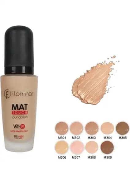 Flormar Mat Touch Fondöten M306 Pastelle ile Mat ve Kusursuz Cilt Görünümü Sağlama