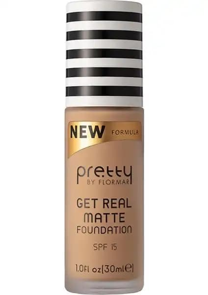 Flormar Pretty Mattifying Foundation Bej NO:006 Doğal ve Mat Görünüm Sağlayan Kuru ve Yağlı Ciltler İçin