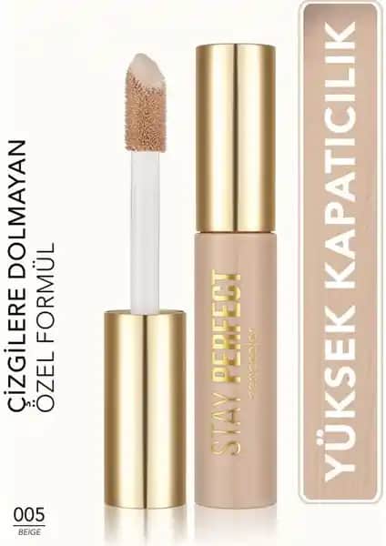 Flormar Stay Perfect Likit Kapatıcı: Yüksek Pigmentasyon ve Doğal Görünüm İçin