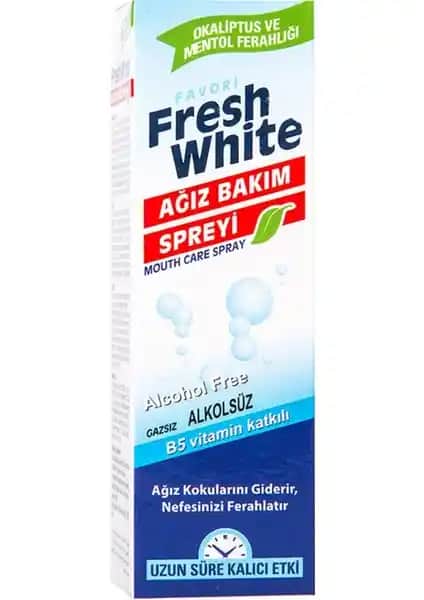 Fresh White Ağız Kokusu Giderici ve Önleyici Sprey: Etkili ve Güvenilir Ağız Bakım Ürünü