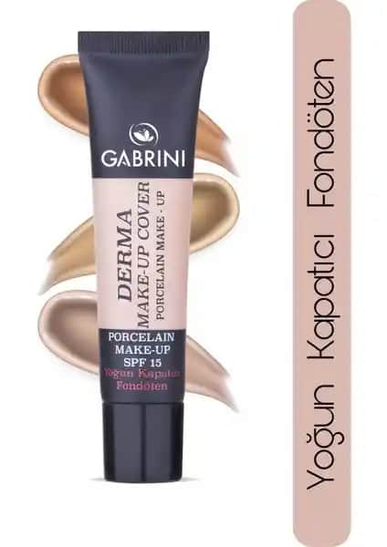 Gabrini Derma Make Up Cover Fondöten 102: Yüksek Kapatıcılık ve Doğal Görünüm Sağlar