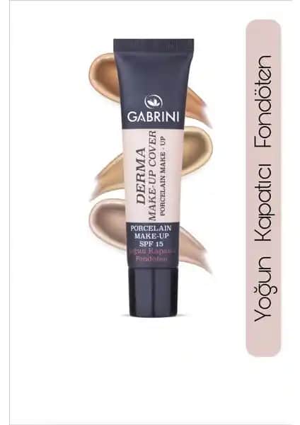 Gabrini Derma Make-Up Cover Foundation 101: Doğal Görünüm ve Uzun Süreli Kalıcılık