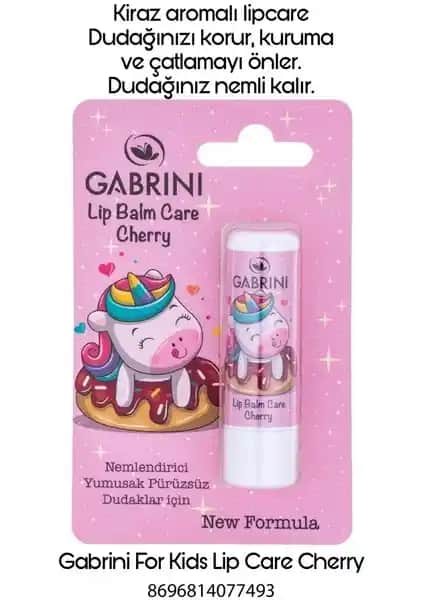 Gabrini Gabrını Lip Balm Dudak Kremi Cherry Doğal Nemlendirici ve Parlaklık Sağlayan Ürün