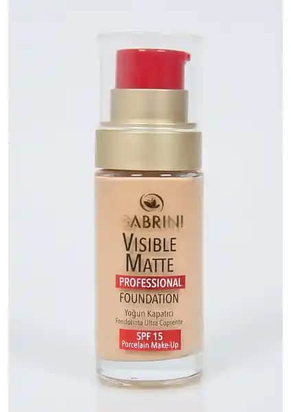 Gabrini Gabrını Visible Matte Profesyonel Fondöten Yüksek Kapatıcılık ve Mat Bitiş
