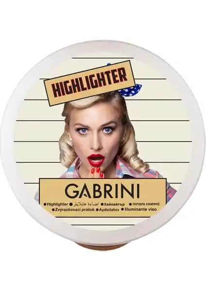 Gabrini Highlighter 03 Doğal Parlaklık ve Tatlılık Katan Makyaj Aydınlatıcısı