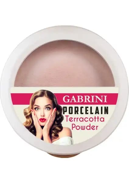 Gabrini Porcelain Terracotta Powder 03 Doğal ve Kalıcı Makyaj İçin Uygun Bir Seçenek