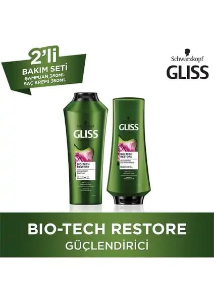 Gliss Bio-Tech Şampuan ve Saç Kremi: Doğal İçeriklerle Saç Güçlendirme ve Yenileme