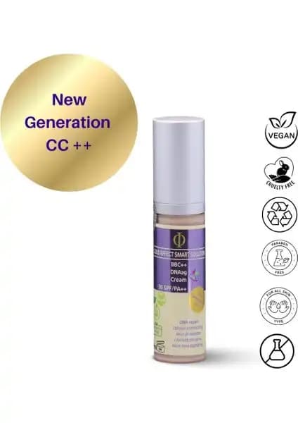 Gold Effect BBC ++ Dna-Ag: Doğal ve Parlak Cilt İçin Yenilikçi Vegan Krem