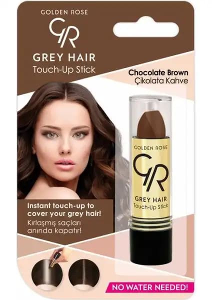 Golden Rose Grey Hair Touch-Up Stick No:08 Chocolate ile Pratik ve Doğal Saç Beyazı Gizleme Çözümü