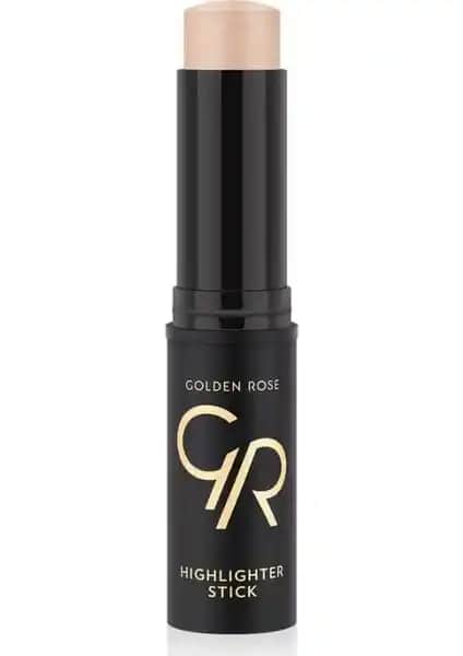 Golden Rose Highlighter Stick No 01 Bright Gold Doğal Parlaklık ve Işıltı Sağlayan Makyaj Ürünü