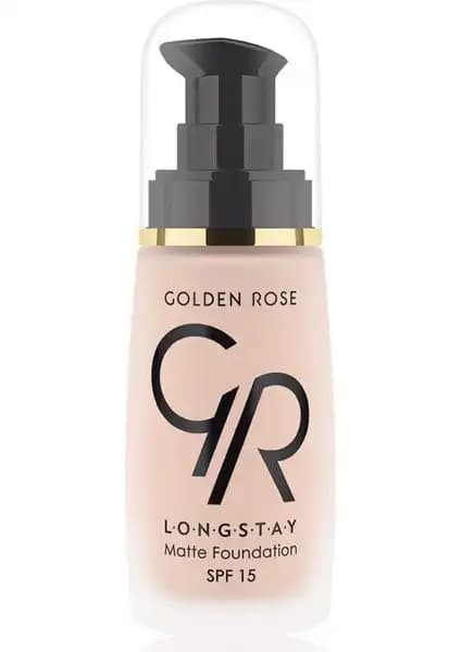 Golden Rose Longstay Matte Fondöten N0:03: Uzun Süreli Mat ve Kapatıcı Makyaj İçin Uygun