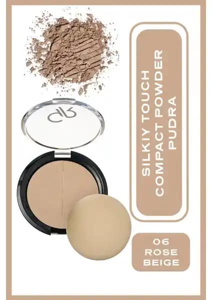 Golden Rose Silky Touch Pudra No: 06 Rose Beige ile doğal ve kalıcı makyaj deneyimi